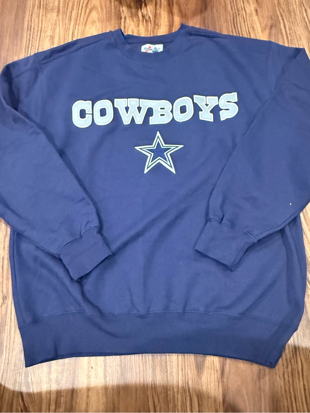 VTG 90s Y2K Majestic Made In Canada Dallas Cowboys crewneck Sweater men's size L